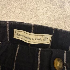Abercrombie & Fitch Black Striped Pants XS
